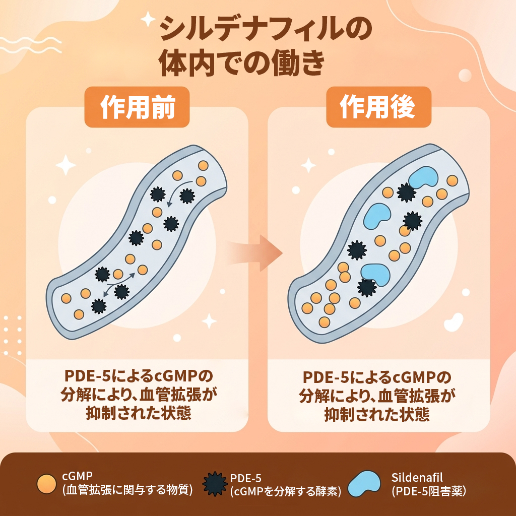 バイアグラの作用機序